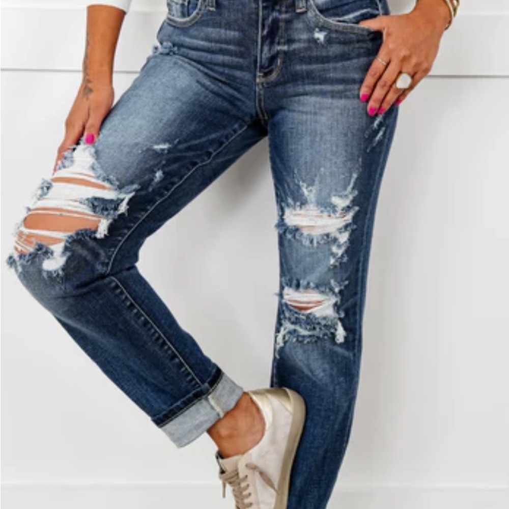 Judy Blue Distressed Jeans NWT